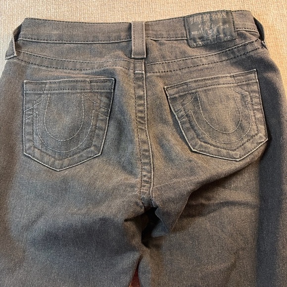 True Religion Black Distressed Skinny Jeans 1391 - Picture 5 of 7